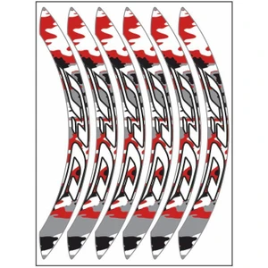 Honda Kırmızı Kamuflaj Geniş Dio Uyumlu 1 Set Jant Şeridi