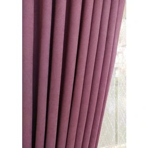 Evdepo Home Taç Gül Kurusu Petek Kadife Dokulu Fon Perde, 1/2.5 Normal Pile, 170 x 250 cm