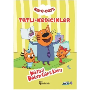 Tatlı Kedicikler - Müzikli Doğum Günü Kartı
