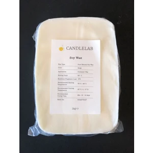 Soya Wax 1 kg - Sertifikalı Ab Üretimi %100 doğal Soya Mumu (Parafin İçermez)