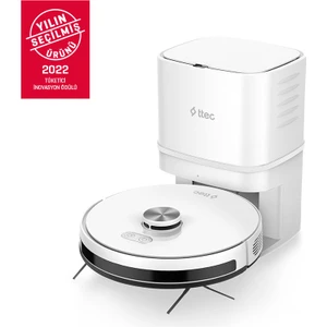 Robi Promaster+ 5200MAH Bataryalı Otomatik Toz Boşaltma Sistemli Akıllı Robot Süpürge ve Paspas