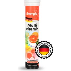 Energia® Multivitamin Içeren Efervesan Tablet Takviye Edici Gıda