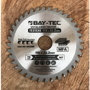 Baytec 115MM Elmas Testere Ahşap Kesici 115MM Avuç Taşlamalar Için