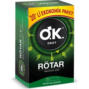 Okey rötar Ekonomik 20'li Prezervatif
