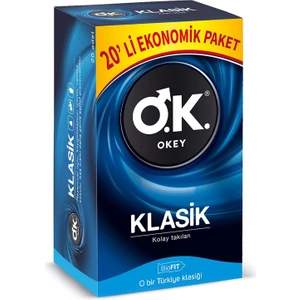 Okey klasik Prezervatif 20'lu