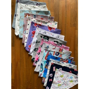 Nihalfidan Store %100 Pamuk Penye Fular Yakalık Seti, Mama Önlüğü Salya Önlüğü Karışık 10 Adet