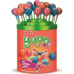 Yupo Lolipop Şeker x 120 Adet
