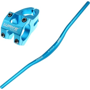 Alüminyum Mavi 31.8 780MM Riser Mtb Gidonu + Gidon Boğazı Seti