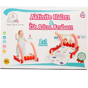 Aktivite Halısı & Ilk Adım Arabası - Pembe