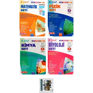 Çap Yayınları 2023 Çap Yayınları 9. Sınıf Anadolu Lisesi Sayısal Tüm Dersler Set 4 Kitap (Hediyeli)