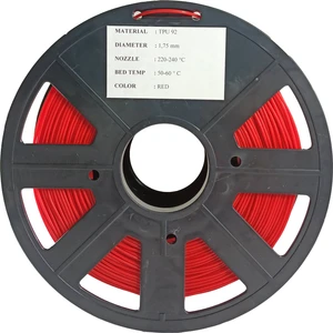 Flex Tpu Esnek Filament 92A Kırmızı 800 gr