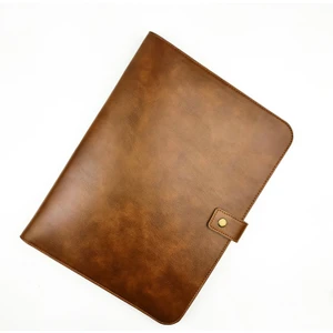 M2 13-14 inç Macbook Pro-Air Deri Organizer Evrak Çantası Tablet Kılıfı