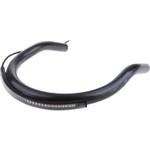 Cafe Racer Koltuk Çerçevesi Hoop Loop Son LED Işık / 8.27 Inç Upswept 210MM (Yurt Dışından)