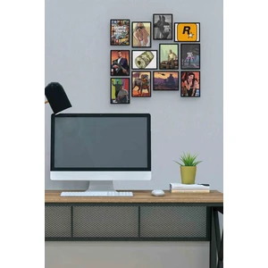 Gta 12 Parça Mdf (Ahşap) Tablo Ofis Boyu 30 x 30 cm cm