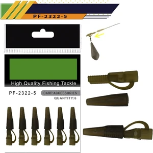 Port Fish 2322-5 Safety Lead Clip And Tail Rubber 6 Adet Sazan Ağırlık Taşıma Aparatı
