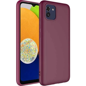 Galaxy A03 Kılıf Lansman Tasarım Iç Yüzeyi Kadife Silikon