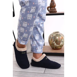 STL-015 Kadın - Erkek Kışlık Yünlü Ev Pandufu Botu Ev Ayakkabısı