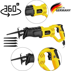 Germany TX8298 - 22000WF 6 Kademe Devir Ayarlı Beton Tuğla Kemik Kesme Tilki Kuyruğu