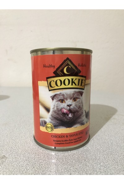 Cookie Islak Tavuk Etli Kedi Maması