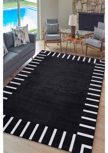 Dijital Kaymaz Yıkanabilir Modern Salon Halısı Mutfak Halısı Koridor Halısı Halı-Yolluk 4091