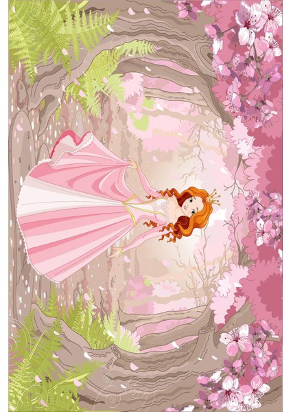 Dijital Baskılı Kaymaz Taban Yıkanabilir Çizgi Film Desenli Çocuk Odası Halısı VHÇ-HP-622 fiyatları