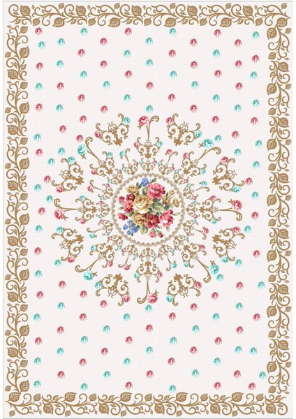 Dijital Baskılı Kaymaz Taban Yıkanabilir Klasik Salon Halısı Mutfak Halısı Yolluk VH-HK-111 fiyatları