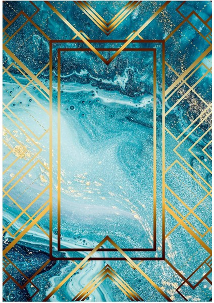 Dijital Baskılı Kaymaz Taban Yıkanabilir Modern Salon Halısı Mutfak Halısı Yolluk VH-HS-287 fiyatları