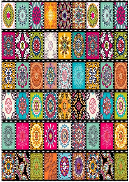 Dijital Baskılı Kaymaz Taban Yıkanabilir Modern Salon Halısı Mutfak Halısı Yolluk VH-HT-638 fiyatları