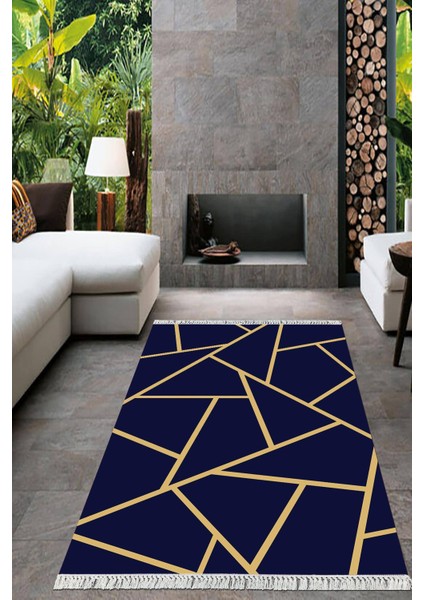 Dijital Baskılı Kaymaz Taban Yıkanabilir Modern Salon Halısı Mutfak Halısı Yolluk VH-HT-685