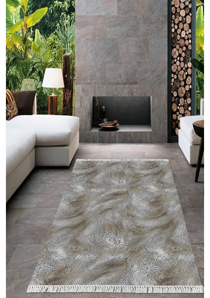 Dijital Baskılı Kaymaz Taban Yıkanabilir Modern Salon Halısı Mutfak Halısı Yolluk VH-HT-826
