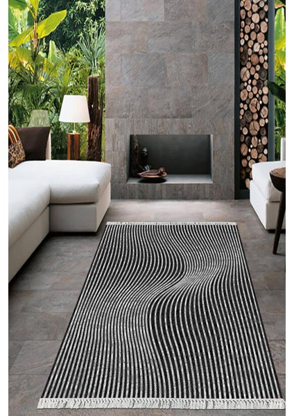 Dijital Baskılı Kaymaz Taban Yıkanabilir Modern Salon Halısı Mutfak Halısı Yolluk VH-HT-912