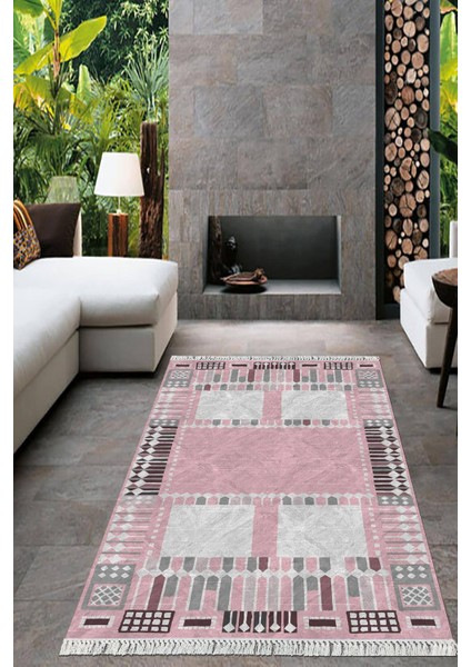 Dijital Baskılı Kaymaz Taban Yıkanabilir Modern Salon Halısı Mutfak Halısı Yolluk VH-HT-942