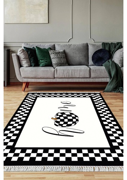 Dijital Baskılı Kaymaz Taban Yıkanabilir Salon Halısı Mutfak Halısı Yolluk Vh-Sd-15