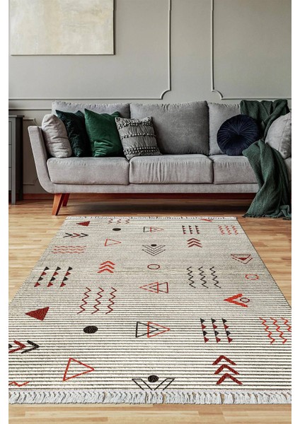 Dijital Baskılı Kaymaz Taban Yıkanabilir Salon Halısı Mutfak Halısı Yolluk VH-SD-1150