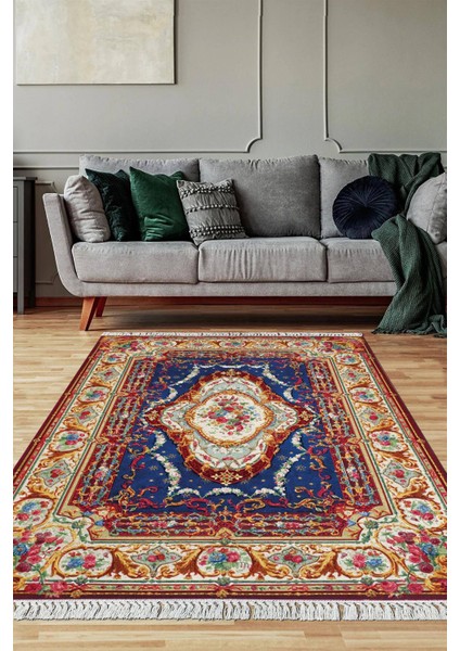 Dijital Baskılı Kaymaz Taban Yıkanabilir Salon Halısı Mutfak Halısı Yolluk VH-SD-1156