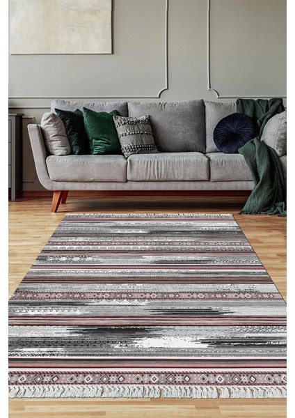 Dijital Baskılı Kaymaz Taban Yıkanabilir Salon Halısı Mutfak Halısı Yolluk VH-SD-240