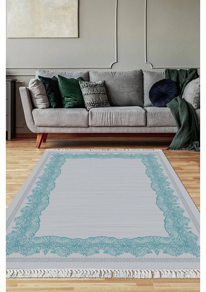 Dijital Baskılı Kaymaz Taban Yıkanabilir Salon Halısı Mutfak Halısı Yolluk VH-SD-750