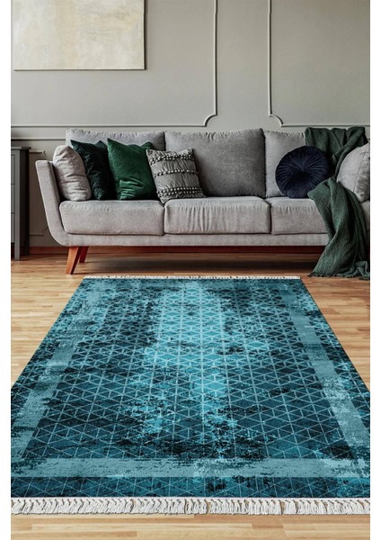 Dijital Baskılı Kaymaz Taban Yıkanabilir Salon Halısı Mutfak Halısı Yolluk VH-SD-830