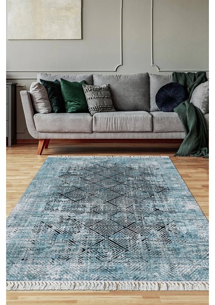 Dijital Baskılı Kaymaz Taban Yıkanabilir Salon Halısı Mutfak Halısı Yolluk VH-SD-828