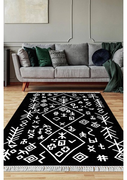 Dijital Baskılı Kaymaz Taban Yıkanabilir Salon Halısı Mutfak Halısı Yolluk VH-SD-949