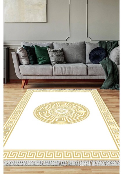 Dijital Baskılı Kaymaz Taban Yıkanabilir Salon Halısı Mutfak Halısı Yolluk Vh-Sm-41
