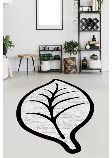 Kaymaz Taban Yıkanabilir Lazer Kesim Salon Halısı Mutfak Halısı Yolluk VHL-SD-486