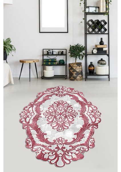 Kaymaz Taban Yıkanabilir Lazer Kesim Salon Halısı Mutfak Halısı Yolluk VHL-SD-397