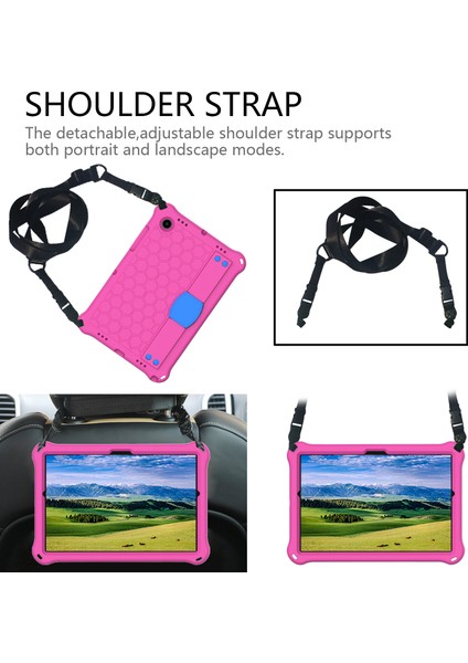Galaxy Tab A İçin Tablet Kılıfı - Pembe - Mavi (Yurt Dışından) fırsatları