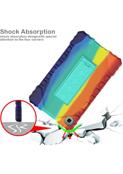 Galaxy Tab A İçin Tablet Kılıfı - Çok Renkli (Yurt Dışından) fiyatları