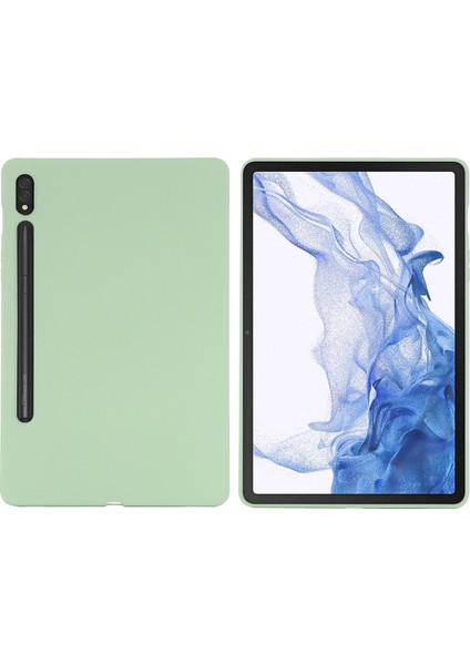 Galaxy Tab S8 İçin Tablet Kılıfı - Yeşil (Yurt Dışından)