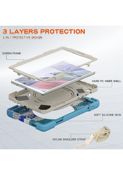 Galaxy Tab A İçin Tablet Kılıfı - Çok Renkli (Yurt Dışından) fiyatları