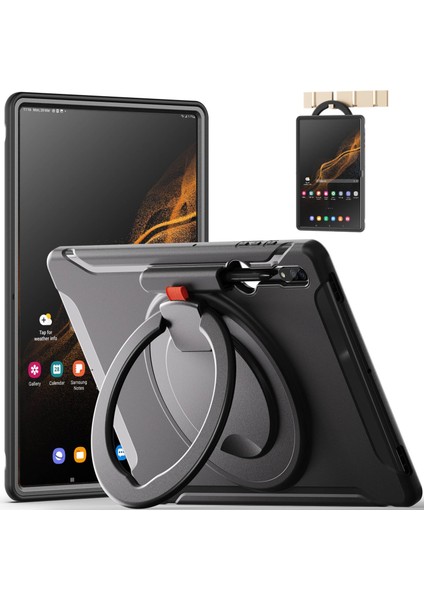 Galaxy Tab S8 Ultra İçin Tablet Kılıfı - Şeffaf (Yurt Dışından)