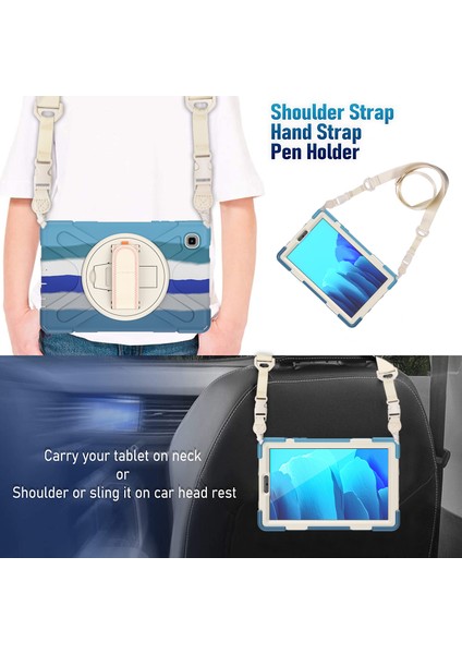 Galaxy Tab A İçin Tablet Kılıfı - Çok Renkli (Yurt Dışından) modelleri