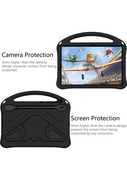 Galaxy Tab S7 Fe İçin Tablet Kılıfı - Siyah (Yurt Dışından) fırsatları